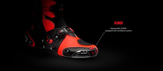 Buty motocyklowe sportowe SIDI REX AIR (perforowane) czarno/biale