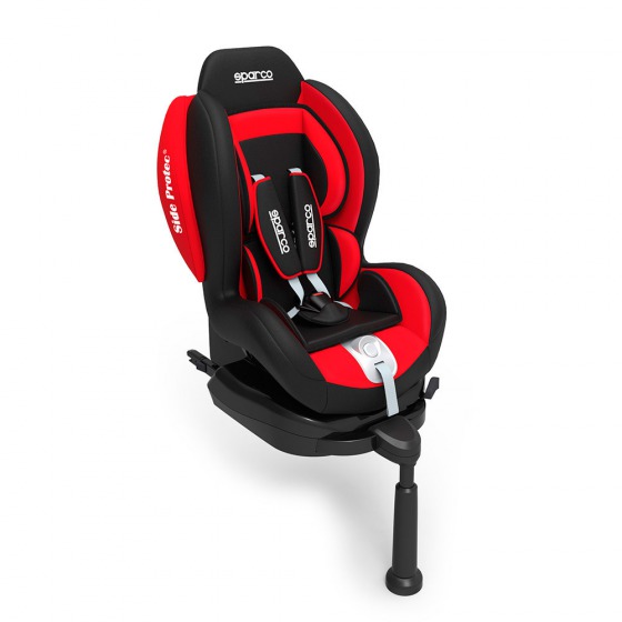 Fotelik dziecięcy Sparco F500i czerwony (9 - 18 kg)