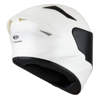 Kask Motocyklowy KYT TT-COURSE biały - 2XL