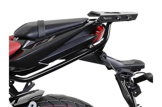 STELAŻ POD PŁYTĘ MONTAŻOWĄ KUFRA ALU-RACK SW-MOTECH YAMAHA FZ 1/FAZER (05-16), BLACK