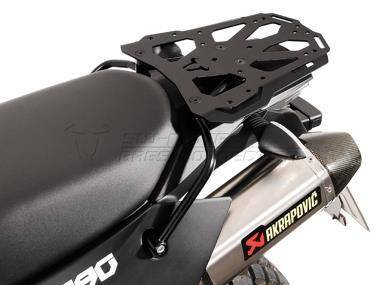 STELAŻ STEEL-RACK POD KUFER CENTRALNY SW-MOTECH KTM LC8 950-990 ADVENTURE, BLACK