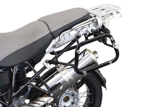 ZESTAW BAGAŻOWY ADVENTURE SW-MOTECH MOTO GUZZI V85 TT (19-), BLACK