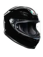 Kask motocyklowy integralny AGV K6 black glossy