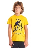 Koszulka t-shirt męska Lamborghini Big Bull żółta