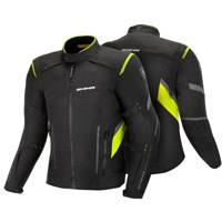 Kurtka motocyklowa tekstylna SHIMA RUSH fluo